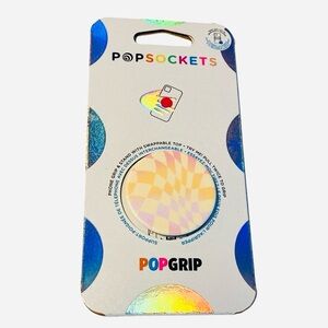 PopSocket PopGrip Swappable Sunset Checker